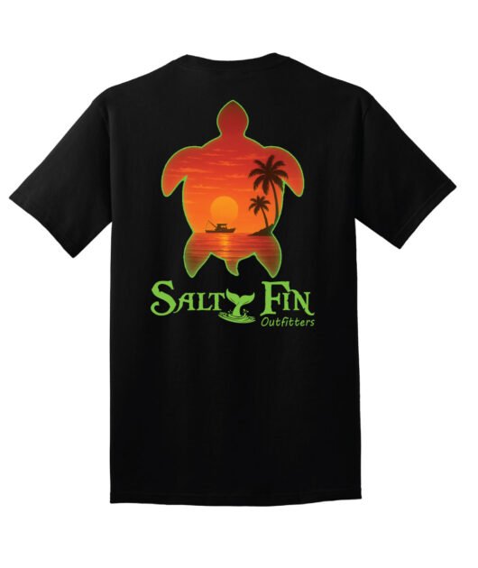 Turtle Sunset Black